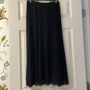 Clara S Black Maxi Skirt – Size L